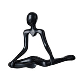 Maxbell Maxbell Thinker Statue Novelty Tabletop Ornament for Bookshelf Entrance Dining Table Black