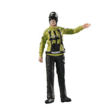 Maxbell 1/64 Scale Female Police Figures Layout Realistic Collection Resin Figurines Go gesture
