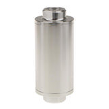 Maxbell Maxbell Inline Fuel Filter AN6/AN8/AN10 Fitting Petrol Gas Filter Universal Silver