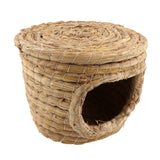 Maxbell Maxbell Handwoven Straw Bird Cage Hamster Rat Squirrel Parrot Chinchilla Bed House L