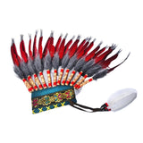 Maxbell Chief Indian Hat Decorative Headband for Stage Performance Fancy Dress Party