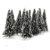 Maxbell 30pcs 4.7 Inch O SCALE CEAR TREES SCENERY MODEL LAYOUT RAILROAD Dollhouse ART