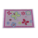 Maxbell 12th Floor Covering Flower Printed Rug Embroidery Cloth Mat for Dolls House Living Room Bedroom Decor - Aladdin Shoppers