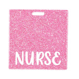 Maxbell Nurse Badge Card Holder Lightweight Durable Decorative Nurse Work Gift Pink