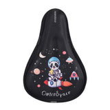 Maxbell Kids Bike Seat Cushion Cover for Boys Girls Thickened Bicycle Seat Protector Black