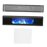 Maxbell Harmonica Toy 24 Hole Diatonic Harmonica for Students Beginners Professional Black