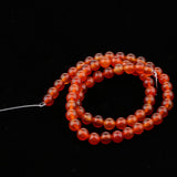 Maxbell 4 Strand Natural Beads Red Agate Stone AB Grade Beads DIY Crafts Size Mixed