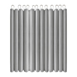 Maxbell Waffle Shower Curtains Polyester Washable Heavy Duty for Hotel Bathroom Home Gray