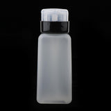 2pcs 250ml Nail Art Tip Empty Dispenser Nail Remover Pump Bottle Transparent