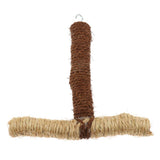 Maxbell Maxbell Bird Parrot Natural Handmade Brown Rope Stand S