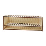 Maxbell Paint Brush Storage Rack Wooden Brush Holder for Storing Paints Storage Rack