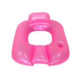 Maxbell Inflatable Pool Float Multifunction Pool Raft for Water Sports Vacation Yard pink