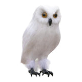 Maxbell Owl Statue Decoration Collection Funny Owl Figurine for Home Patio Fireplace Style A