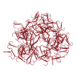 Maxbell 200pcs Sea Fishing Hook Treble Hooks High Carbon Steel Fishhooks Tackle 4#6#