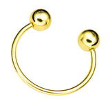 Maxbell Fashion Button Brooch Spiral Buckle Shawl Clothing Collar Clip Gold