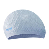 Maxbell Silicone Swim Cap Soft Training Elastic for Long and Short Hair Swimming Cap Blue