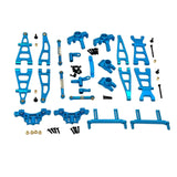 Maxbell RC Front Rear Arm Accessory Professional Upper Lower Arm for 1/16 G161 Truck blue