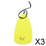 Maxbell 3xLADE Cleaning Cloth aus Artificial chamois for Wind Music Instruments Yellow
