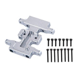 Maxbell RC Center Gearbox Mount Plate Part Toy 1:24 RC Car Transmission Bottom Mount argent