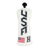 Maxbell Golf Club Cover Anti Scratch Equipment for Women Portable Protection S White Black Text