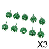 Maxbell 3x 10pcs Fertilizer Basket Osmocote Plant Pot Garden Flower Vegetable Bonsai Green L