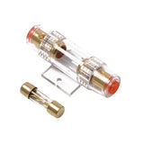 Maxbell 3xCar Audio AGU Fuse Holder Fuseholder 4 8 Gauge Inline Gold Plated 100 Amp
