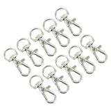 Maxbell 8xPhenovo 10pcs Swivel Trigger Snap Hooks Silver 12mm x 30mm