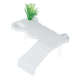 Maxbell Turtle Basking Platform Ramp Turtle Terrace Shelter for Frog Newts Terrapins White