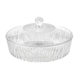 Maxbell Cake Plate with Cover Serving Cookie Platter for Dining Room Holidays Events C