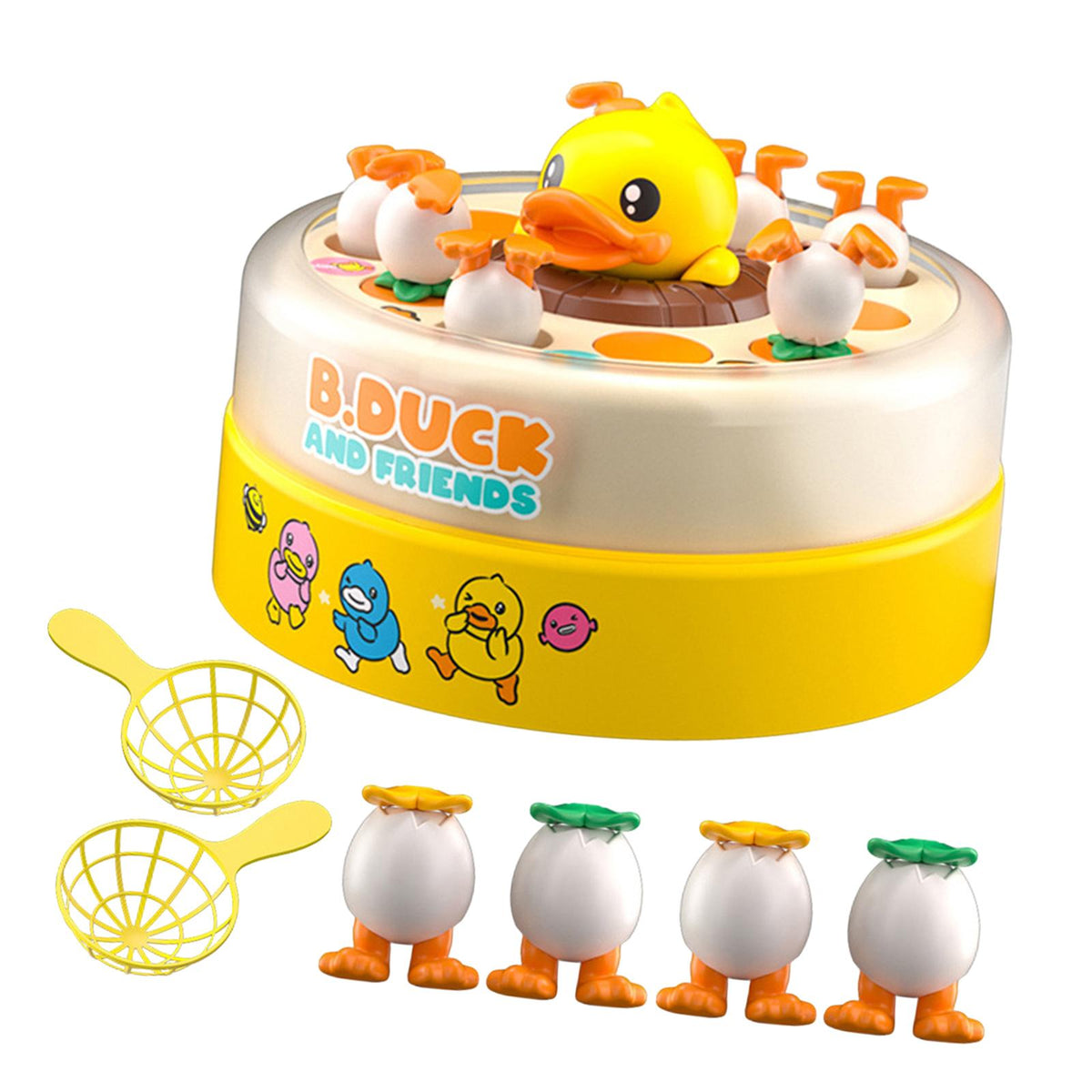 Maxbell Duck Catching Game Electric Jumping Duck Toy Interaction Rotating Board Game