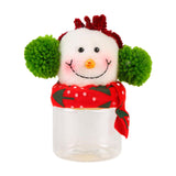 Christmas Candy Jar Sugar Bottle Party Holiday with Lid Kitchen Glass Bottle