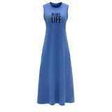 Maxbell Maxbell Women's Summer Dress Summer Female Crewneck Dress for Dating Commuting Party M