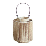 Maxbell Woven Lantern Tea Light Candle Holder Rustic for Living Room Outdoor Wedding