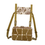 Maxbell Chest Rig Bag Practical Multifunction Workout Pack for Hiking Fishing Travel Light Khaki