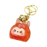Maxbell Keychain Pendant Hanging DIY Key Chain Holder for Party Favor Handbag Adults Red