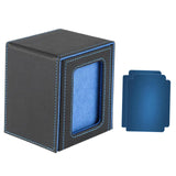 Maxbell Card Deck Box Organizer for Baseball Card Collectible Cards Collection Cards Blue