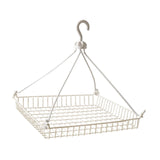 Maxbell Sweater Drying Rack Mesh Apartments Toys Coat Lingerie Clothes Hanging Dryer White Single Tier