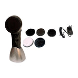 Maxbell Electric Shoe Polisher Brush Leather Care Device for Sofa Leather Shoes Bags Silver