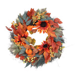 Maxbell Fall Wreaths for Front Door 18 " for Harvest Festival Wall Housewarming Gift