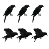 Maxbell Set 6 Artificial Realistic Woodland Birds for Garden Weding Home Decoration