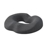 Maxbell Donut Pillow Breathable Tailbone Seat Cushion for Long Sitting Office Travel Dark Gray