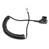 Male D-Tap to Weipu SF610 2Pin Plug Power Supply Coiled Cable Cord for BMPCC 4K - Aladdin Shoppers