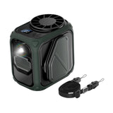 Maxbell Outdoor Waist-hanging Fan Multiuse Quiet Clip on for Barbecue Cycling Hiking Green