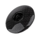 Maxbell Maxbell Carbon Fiber Road Mountain Cycling Bicycle Headset Stem Top Cap 3K Black
