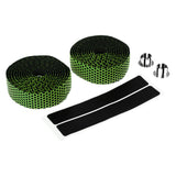 Maxbell Maxbell 2 Pieces Bicycle Sponge Handlebar Tape Bike Bar Wrap Ribbon Bar Plugs Green
