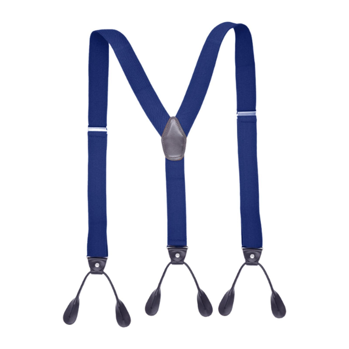 Maxbell Button End Suspenders Tuxedo Adjustable Straps Elastic Suspenders for Shorts