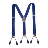 Maxbell Button End Suspenders Tuxedo Adjustable Straps Elastic Suspenders for Shorts