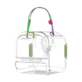 Maxbell Small Animal Carrier Cage Hamster Travel Carrier for Ferret Hedgehog Gerbils green