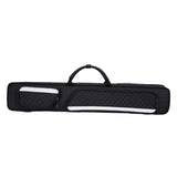 Maxbell Billiards Pool Case 1/2 Jointed Cue Cases Protector Billiard Rod Storage Bag Black