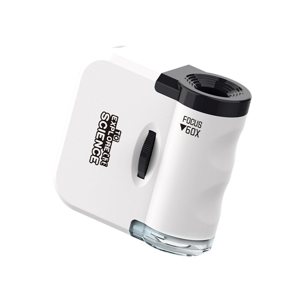 Kids Portable Microscope Education Toy Small Mini Microscope Toy for Science White